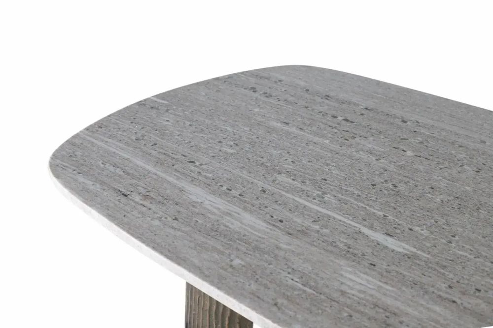 Tables Salle à Manger - Table à manger avec plateau ovale en marbre 180 cm - GINER Y COLOMER
