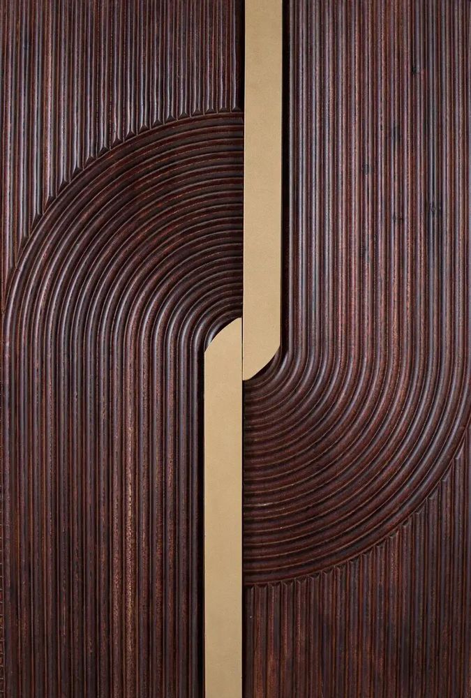 Sideboards - Bar cabinet in mango wood and metal - GINER Y COLOMER