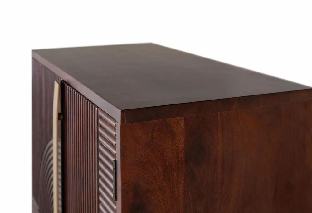 Sideboards - Bar cabinet in mango wood and metal - GINER Y COLOMER