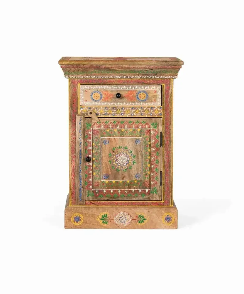 Night tables - Bedside table made and painted by hand in mango wood - GINER Y COLOMER