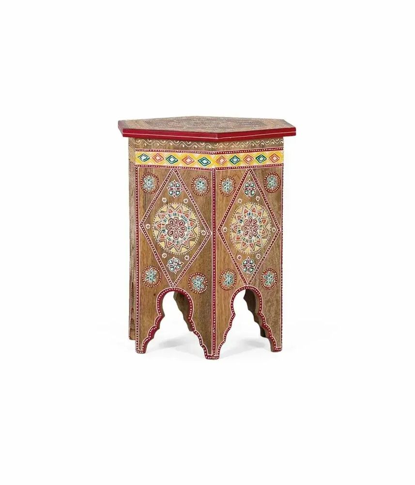 Tabourets - Tabouret en bois de manguier peint à la main - GINER Y COLOMER