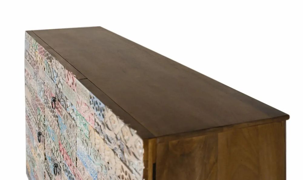 Sideboards - Solid wood sideboard with two doors and three drawers - GINER Y COLOMER