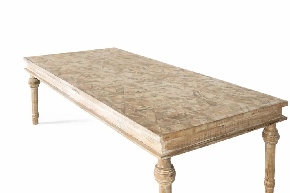 Tables Salle à Manger - Table à manger en bois de manguier massif 200cm - GINER Y COLOMER