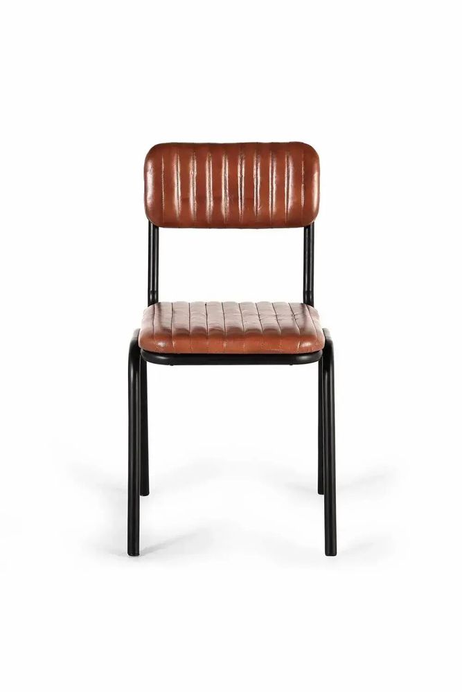 Chaises - Lot de 2 chaises en cuir - GINER Y COLOMER