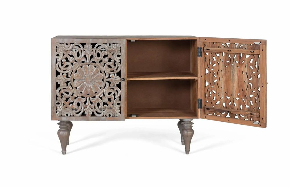 Buffets - Buffet fabriqué à la main en bois de manguier massif - GINER Y COLOMER