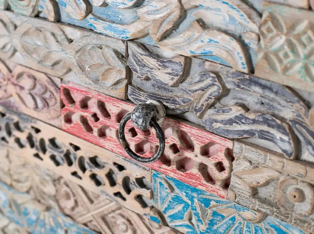 Sideboards - Solid wood sideboard with two doors and three drawers - GINER Y COLOMER