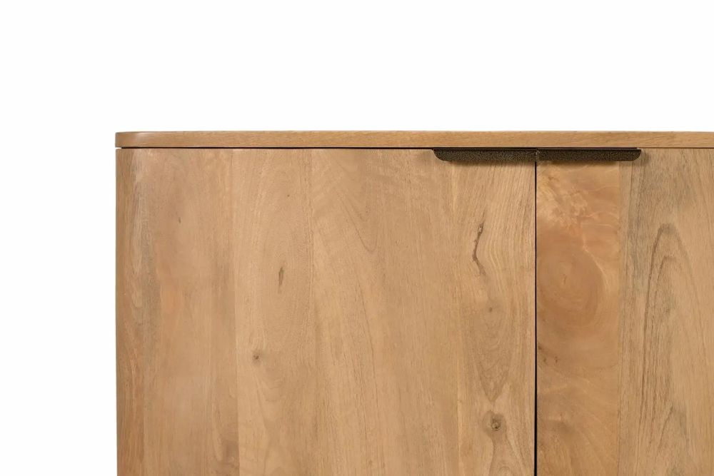 Sideboards - Mango wood sideboard with rounded corners - GINER Y COLOMER
