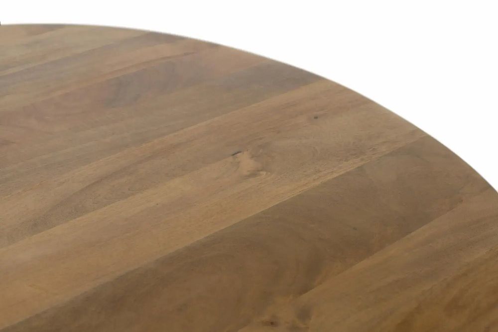 Tables Salle à Manger - Table en bois de manguier avec plateau rond de 150 cm de diamètre - GINER Y COLOMER