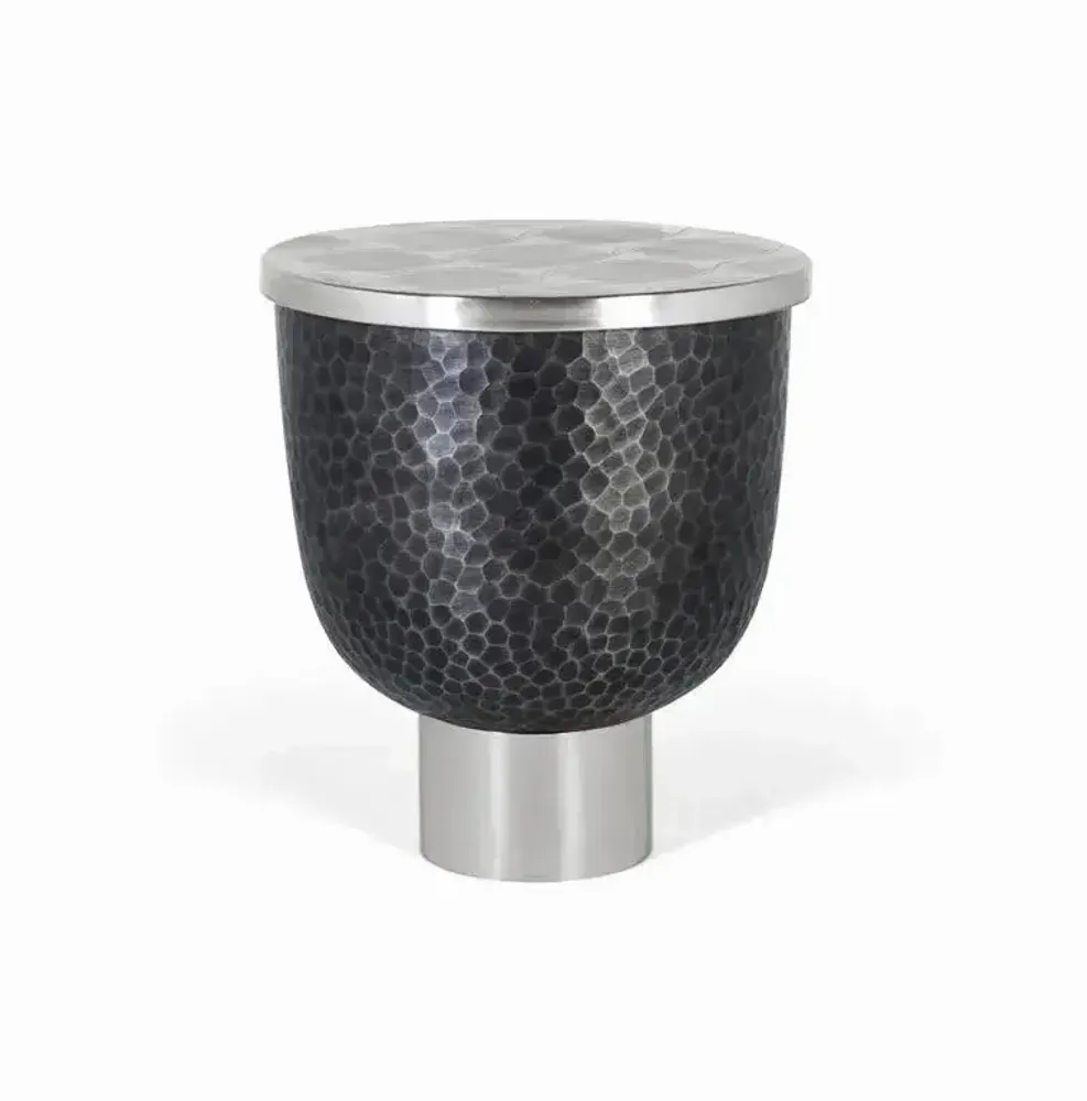 Tables basses - Table basse ronde avec plateau en aluminium - GINER Y COLOMER