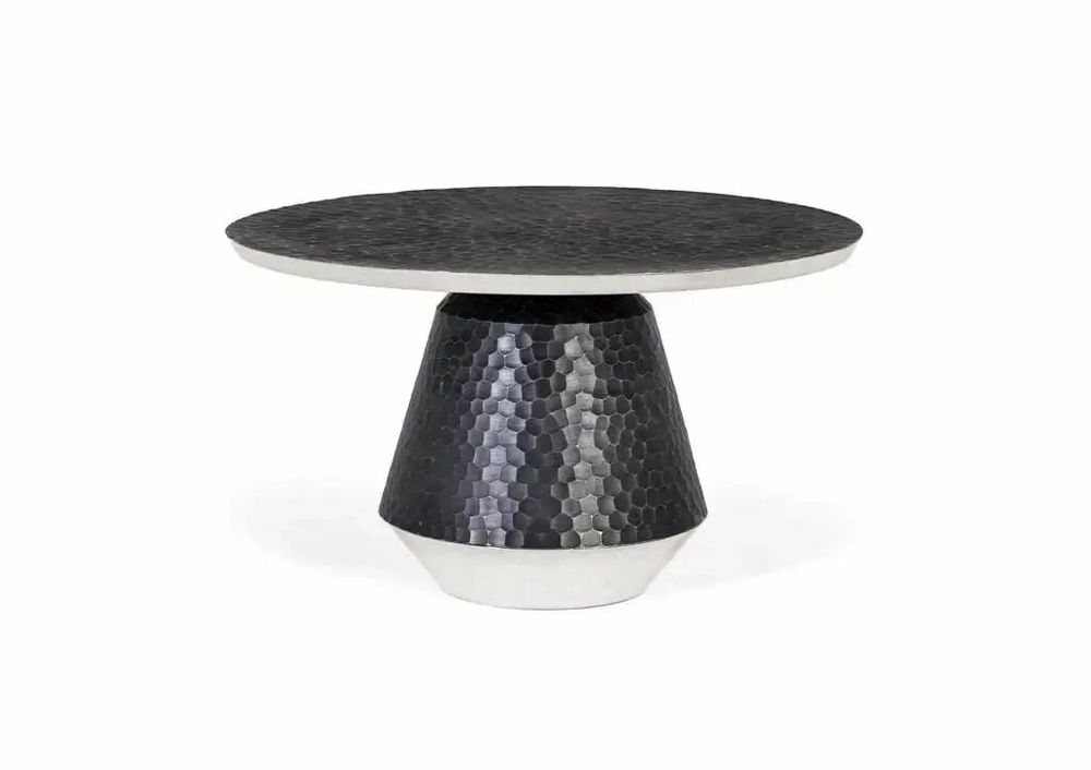 Coffee tables - Round coffee table made entirely of aluminum. - GINER Y COLOMER