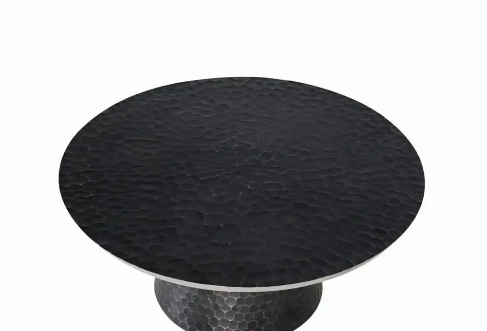 Tables basses - Table basse ronde entièrement réalisée en aluminium. - GINER Y COLOMER