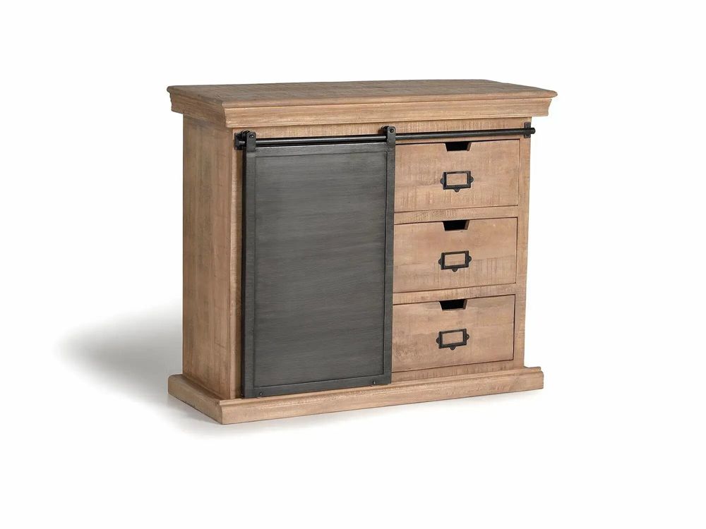 Commodes - Commode en bois manguier et métal - GINER Y COLOMER