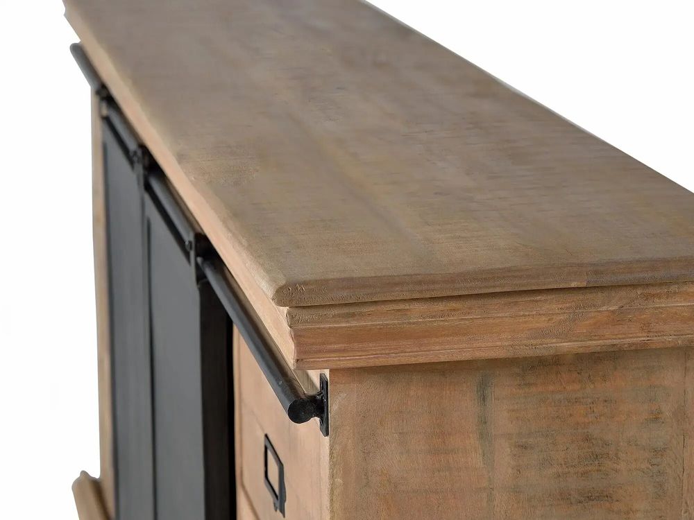 TV stands - Industrial style TV cabinet with aluminum - GINER Y COLOMER