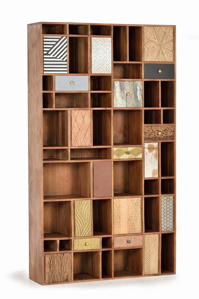 Etagères - Etagère en bois de manguier couleur noyer clair - GINER Y COLOMER