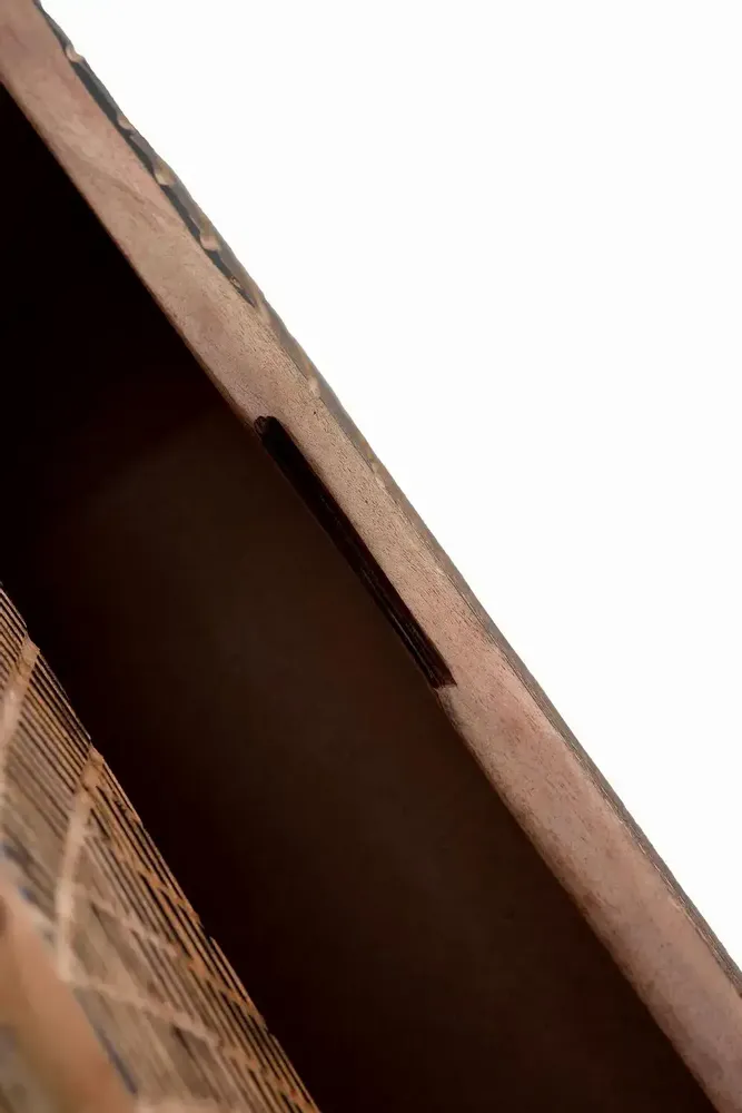 Night tables - Acacia wood bedside table and metal legs - GINER Y COLOMER