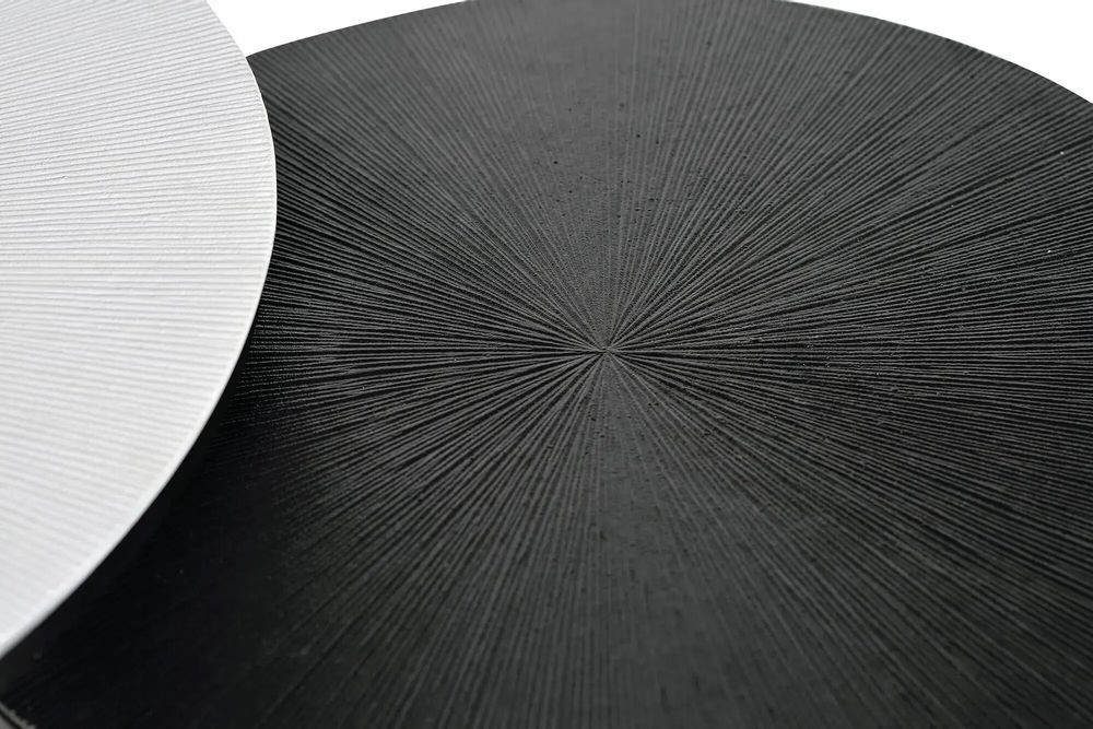 Tables basses - Lot de 2 tables basses avec structure et plateaux en métal - GINER Y COLOMER