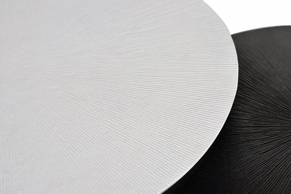 Tables basses - Lot de 2 tables basses avec structure et plateaux en métal - GINER Y COLOMER
