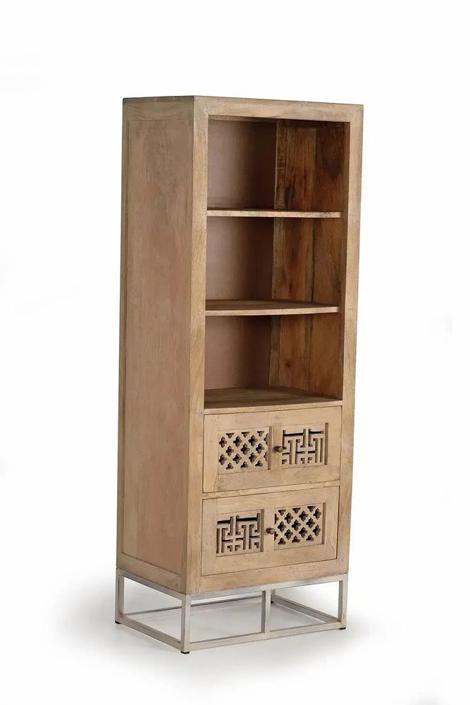 Shelves - Mango wood shelf and metal legs - GINER Y COLOMER