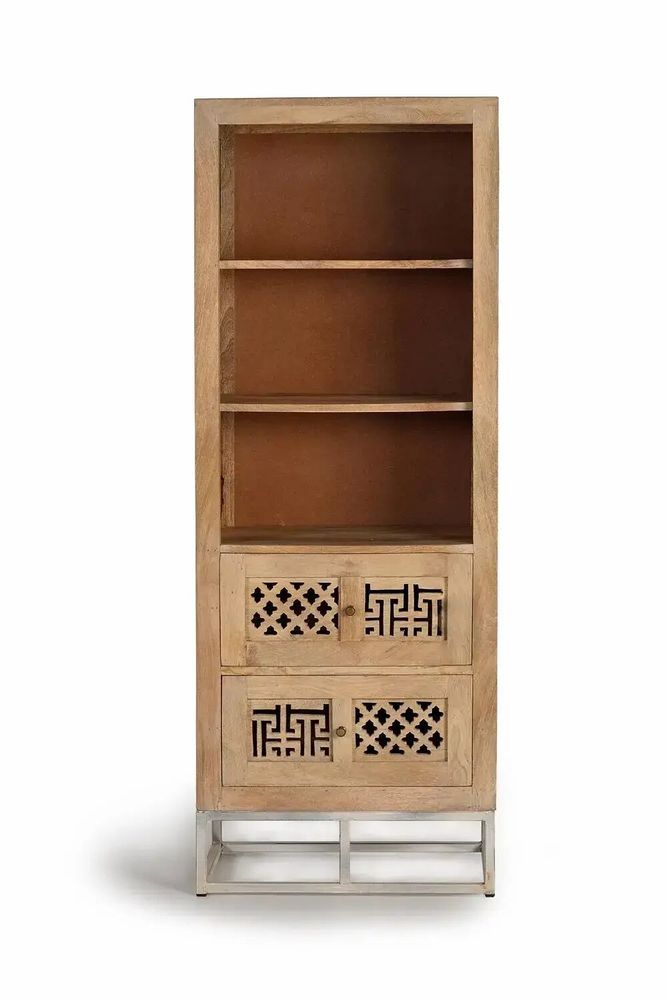 Shelves - Mango wood shelf and metal legs - GINER Y COLOMER