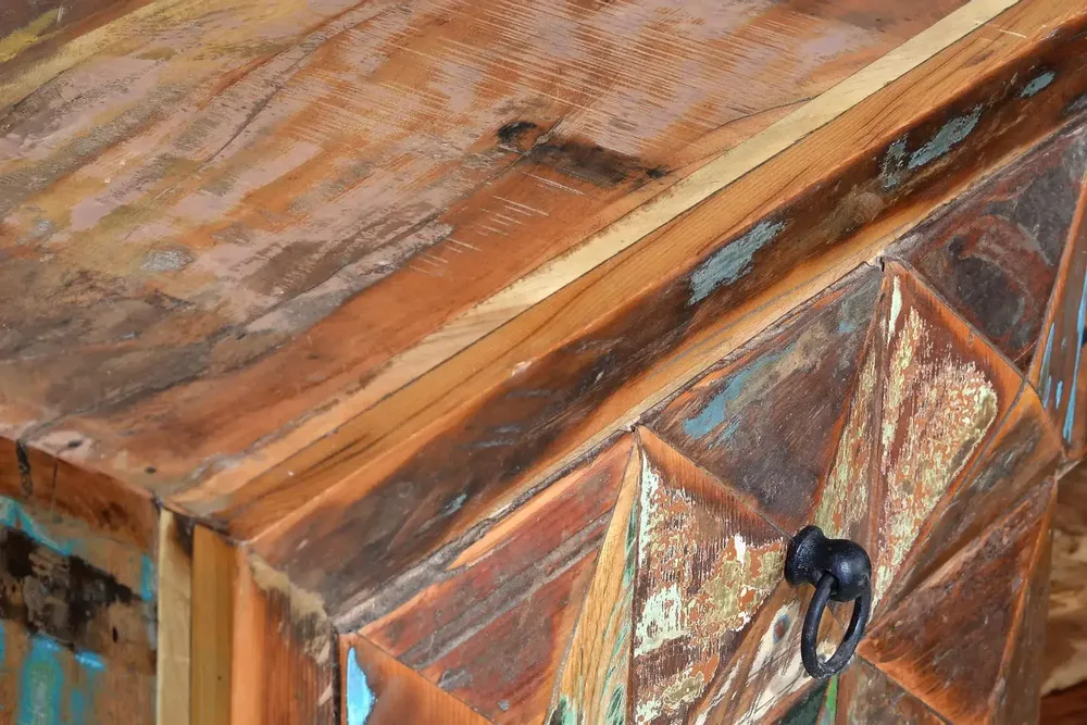 Buffets - Buffet en bois recyclé multicolore - GINER Y COLOMER