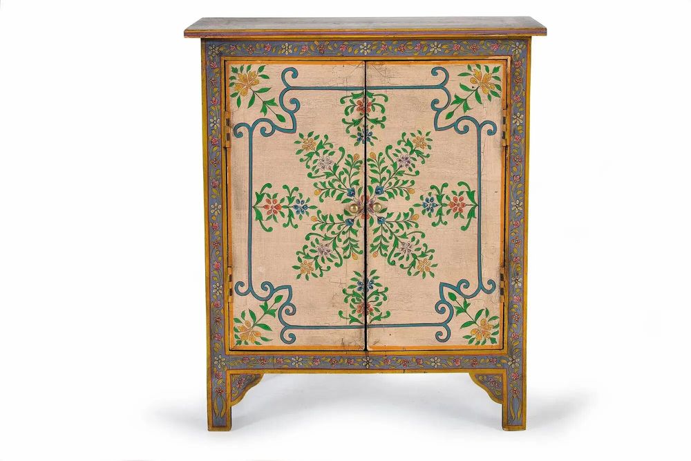 Commodes - Meuble d'appoint en bois de manguier avec détails - GINER Y COLOMER