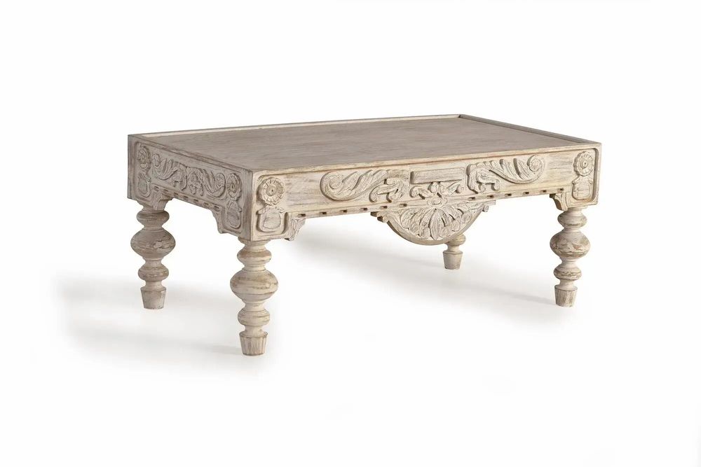 Coffee tables - Carved mango wood coffee table - GINER Y COLOMER