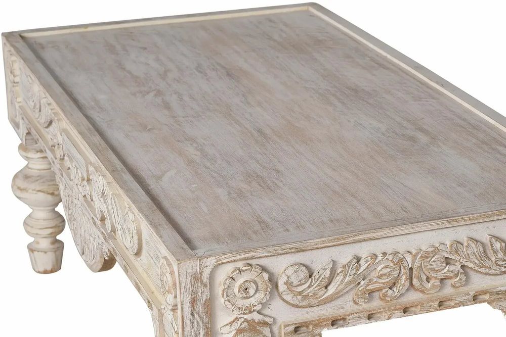 Coffee tables - Carved mango wood coffee table - GINER Y COLOMER