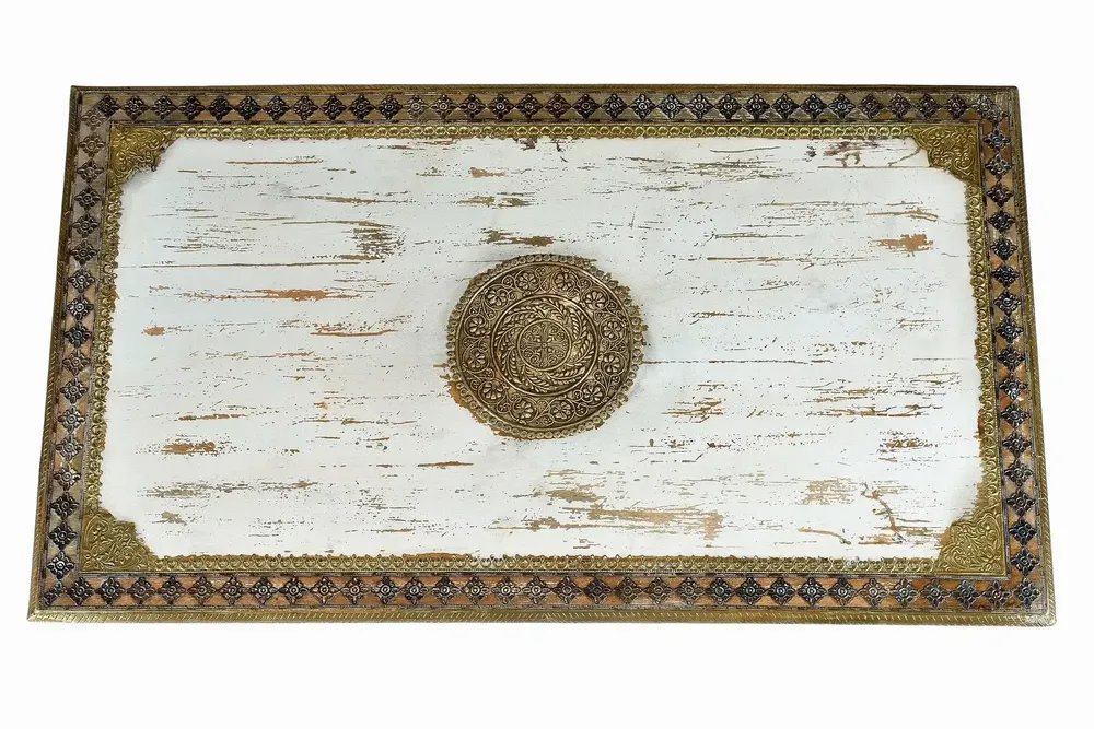 Tables basses - Table basse en manguier blanc vieilli - GINER Y COLOMER