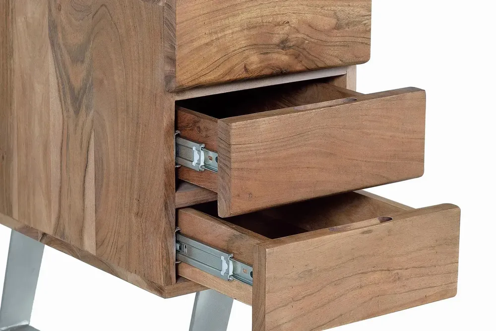 Bureaux - Bureau en bois de manguier et métal - GINER Y COLOMER