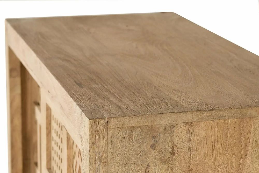 Sideboards - Sideboard in mango wood and natural-colored metal legs - GINER Y COLOMER