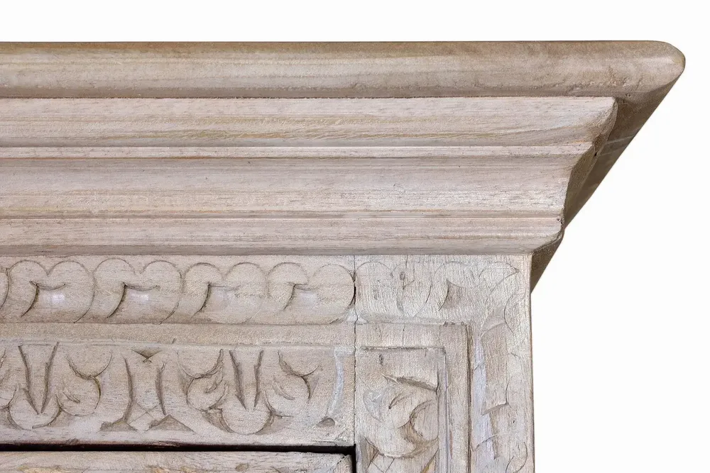 Wardrobe - Natural finish mango wood cabinet - GINER Y COLOMER