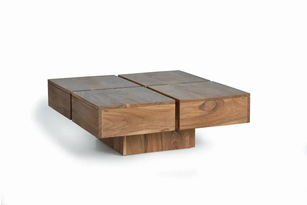 Tables basses - Table basse en bois d'acacia - GINER Y COLOMER