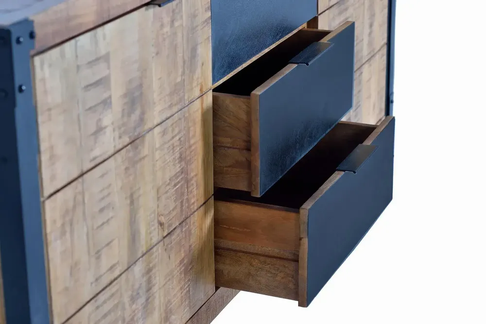 Buffets - Buffet en bois d'acacia et métal - GINER Y COLOMER