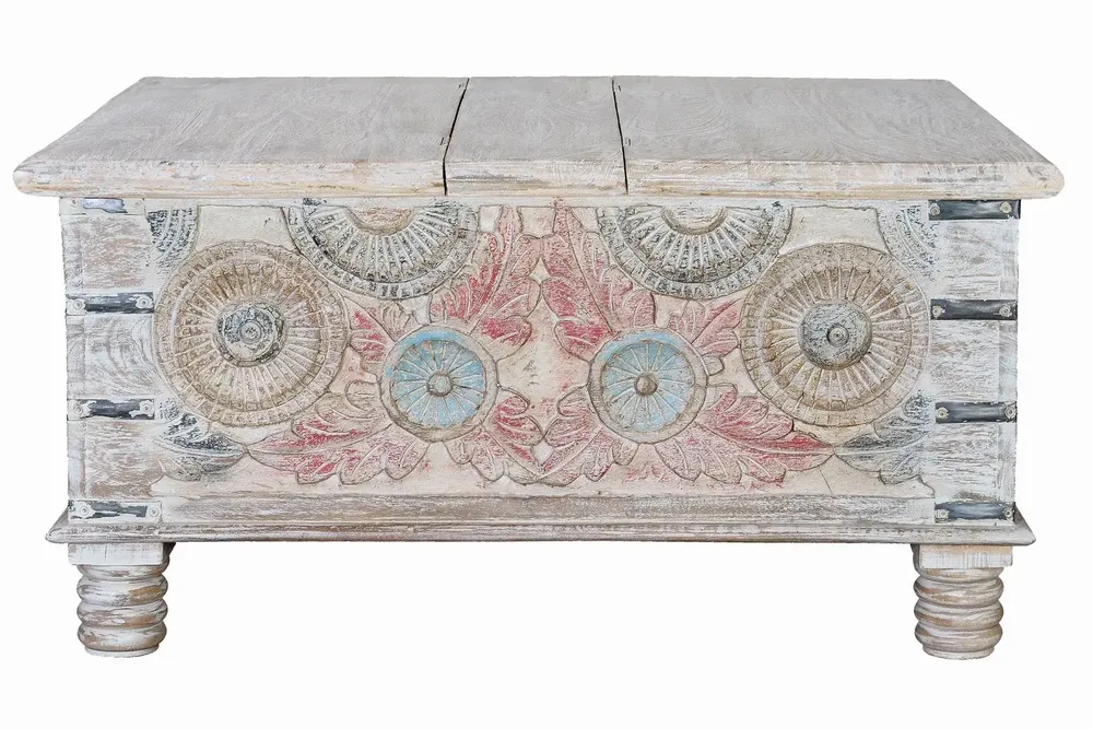 Tables basses - Table basse en manguier multicolore - GINER Y COLOMER