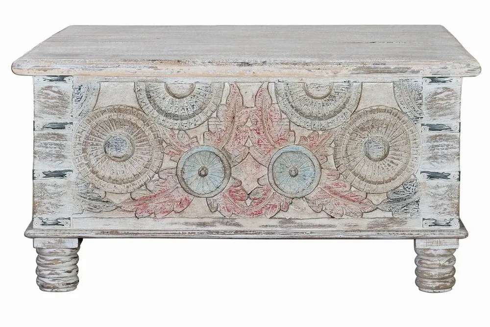 Tables basses - Table basse en manguier multicolore - GINER Y COLOMER