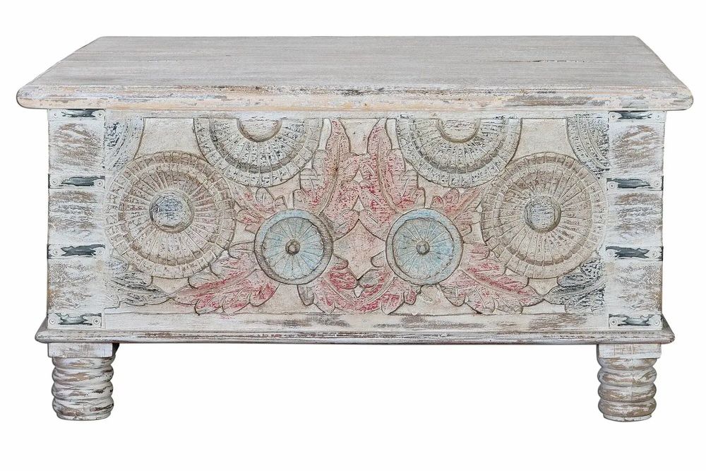 Coffee tables - Multicolored mango wood coffee table - GINER Y COLOMER