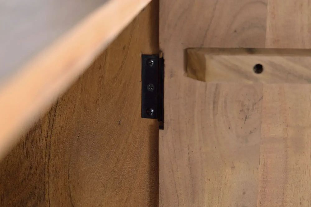 Sideboards - Carved acacia wood sideboard - GINER Y COLOMER