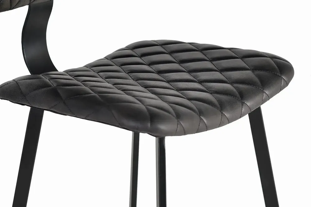 Stools - Stool in natural leather and metal - GINER Y COLOMER