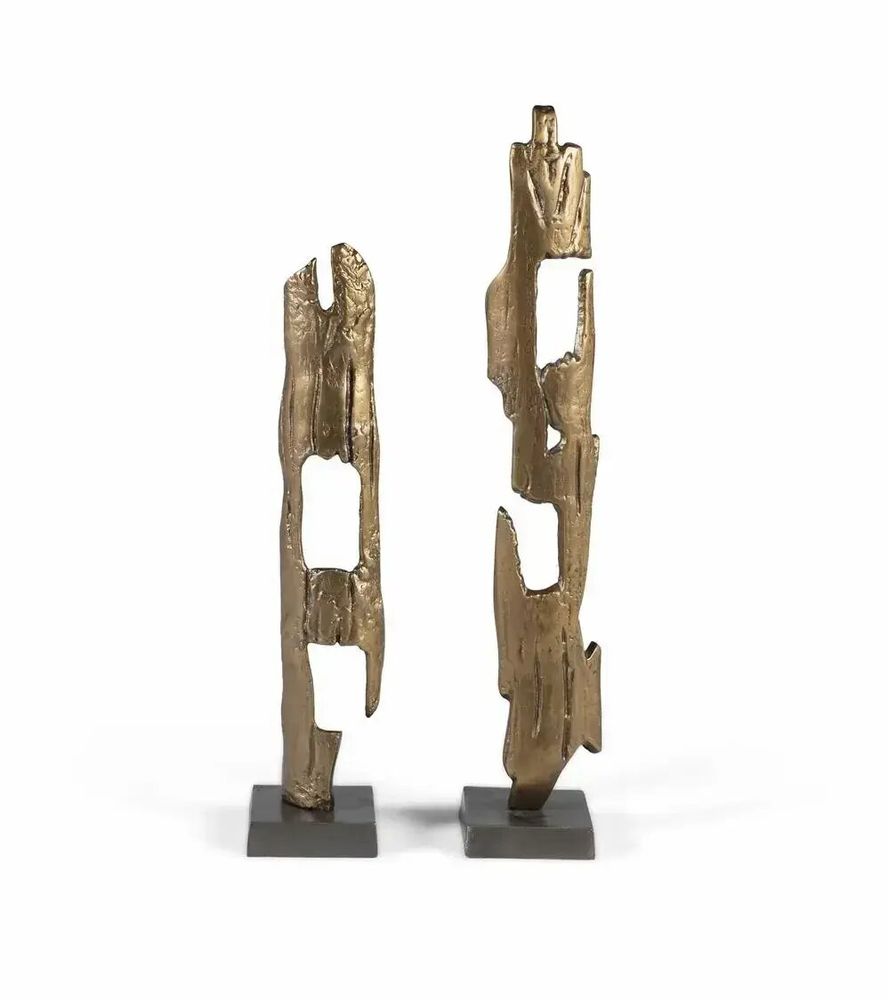 Sculptures, statuettes and miniatures - Set of two decorative metal sculptures - GINER Y COLOMER