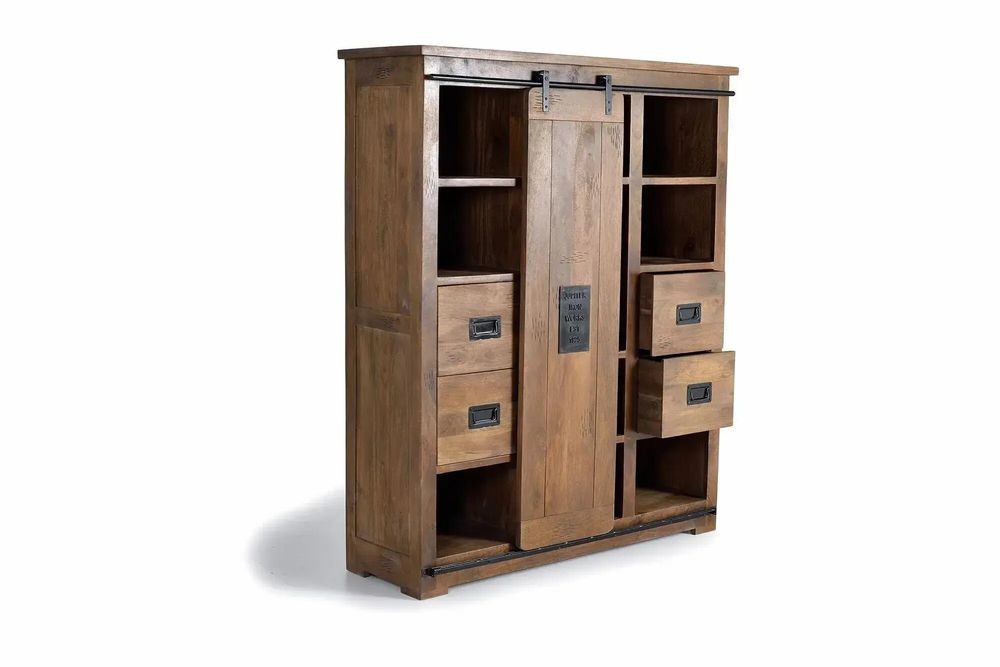 Sideboards - Mango wood and metal dresser - GINER Y COLOMER