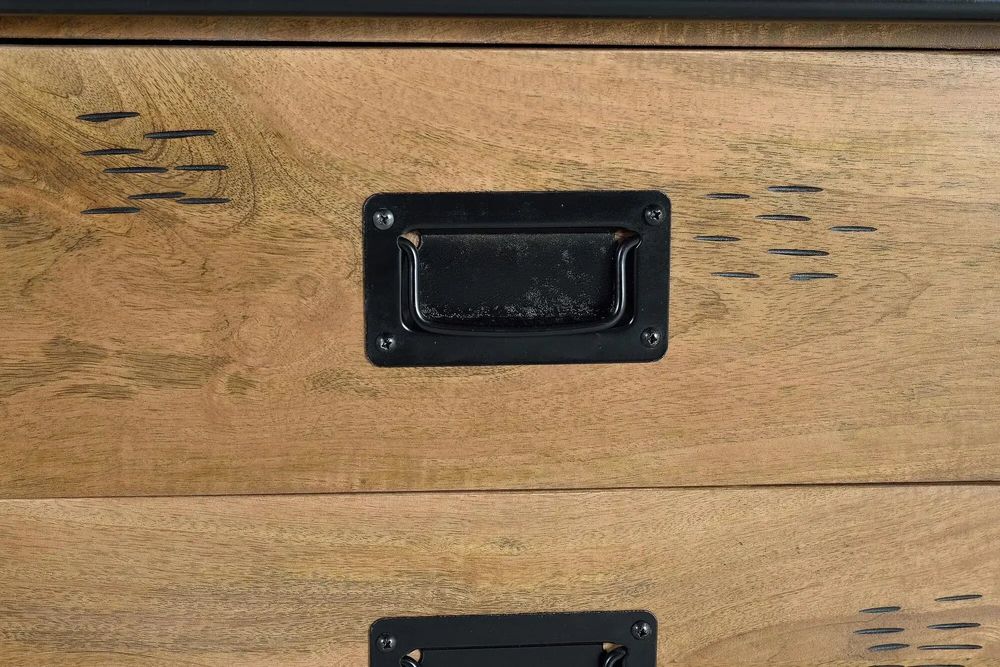 Sideboards - Mango wood and metal dresser - GINER Y COLOMER