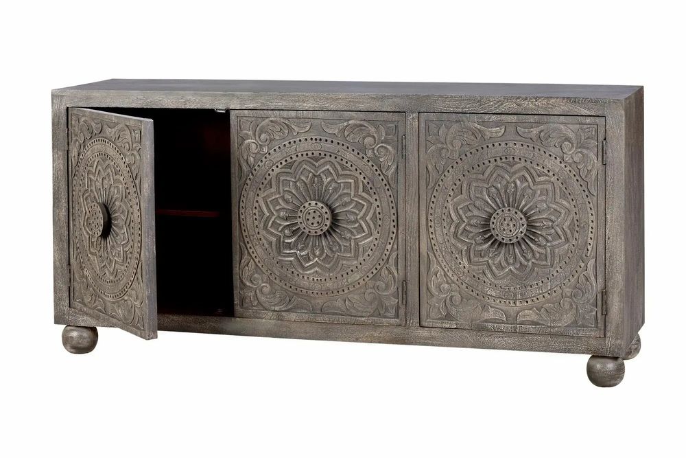 Buffets - Buffet en manguier gris vieilli - GINER Y COLOMER
