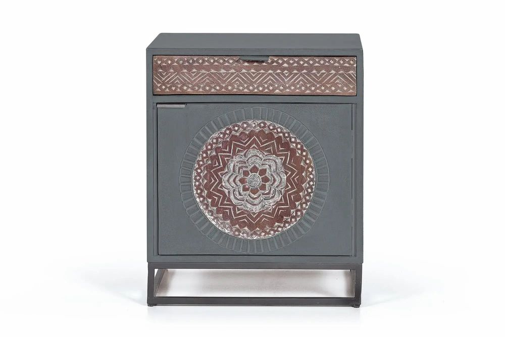 Coffee tables - Mango wood coffee table and metal legs - GINER Y COLOMER