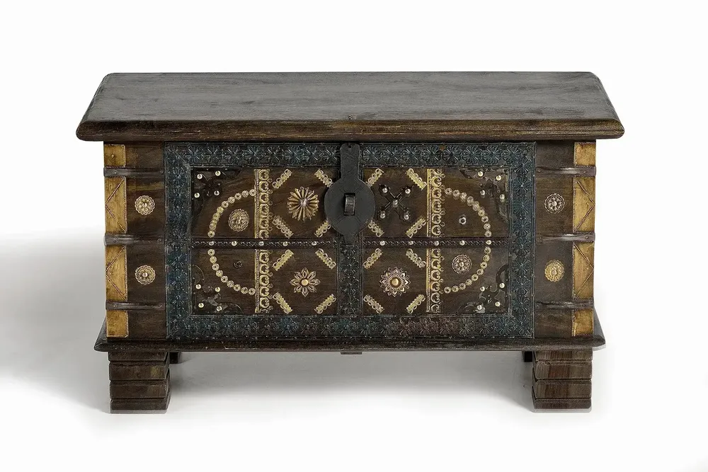 Boîtes de rangement - Coffre en bois de manguier marron foncé - GINER Y COLOMER