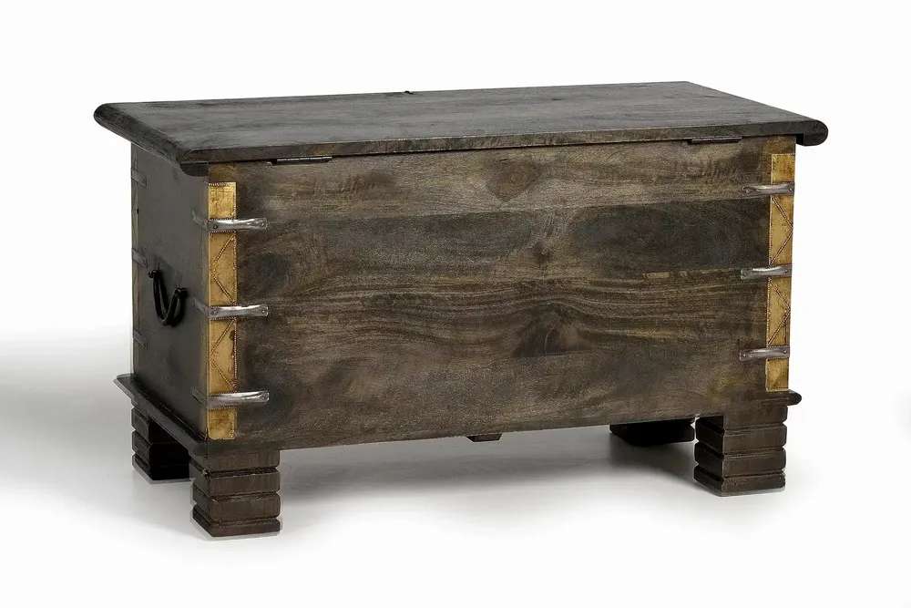 Boîtes de rangement - Coffre en bois de manguier marron foncé - GINER Y COLOMER