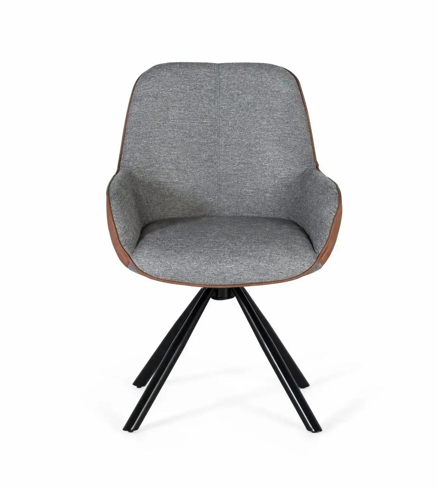 Chaises - Ensemble de 2 chaises pivotantes recouvertes de tissu - GINER Y COLOMER