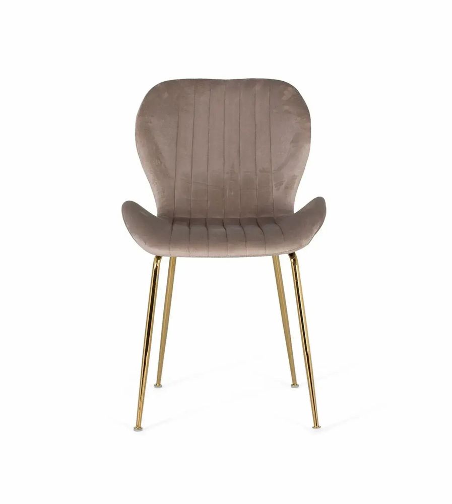 Chairs - Set of 4 chairs covered in velvet and steel structure - GINER Y COLOMER