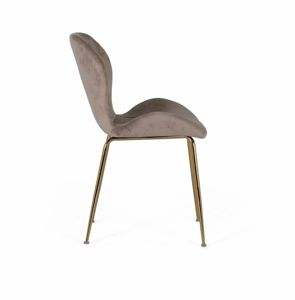 Chairs - Set of 4 chairs covered in velvet and steel structure - GINER Y COLOMER
