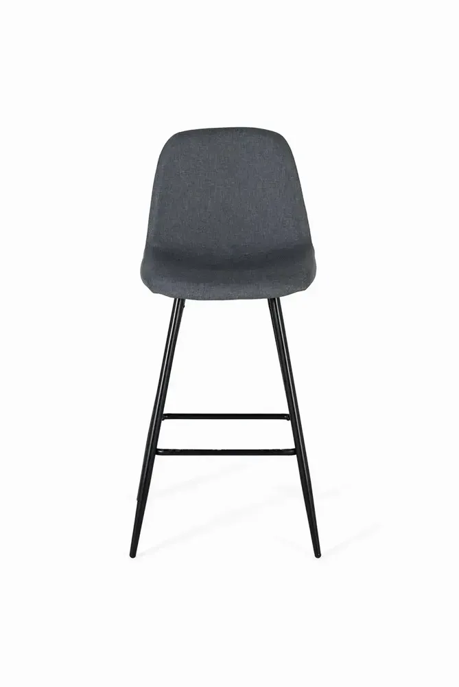 Stools - Set of four stools covered in gray fabric - GINER Y COLOMER
