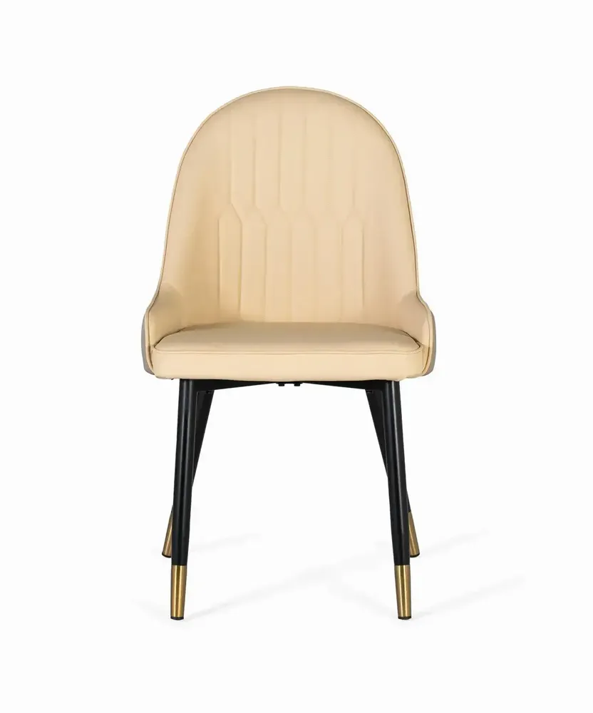 Chaises - Ensemble de 4 chaises recouvertes de velours et structure en acier - GINER Y COLOMER